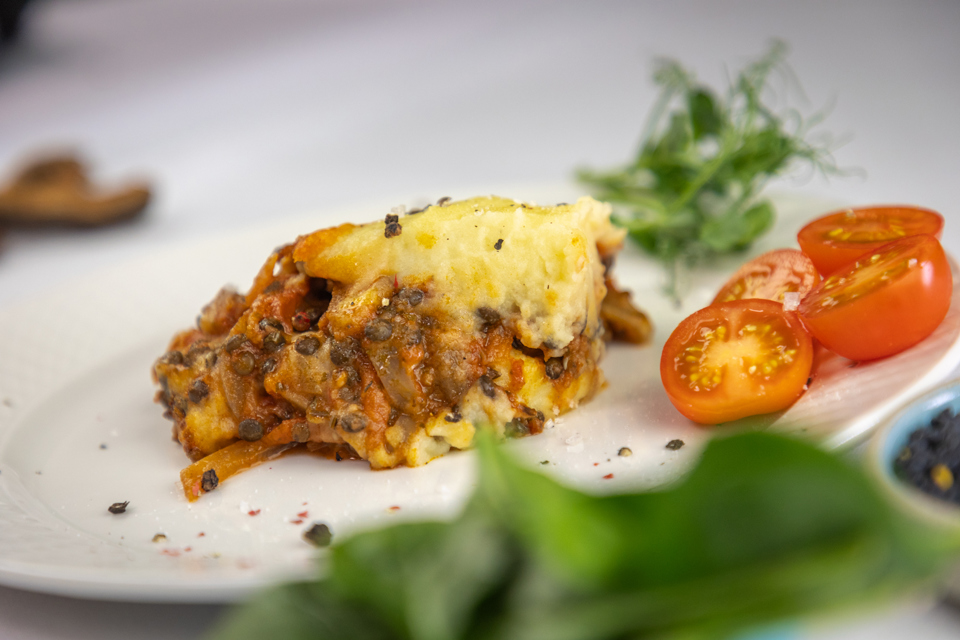 Shepherds pie anrettet på tallerken