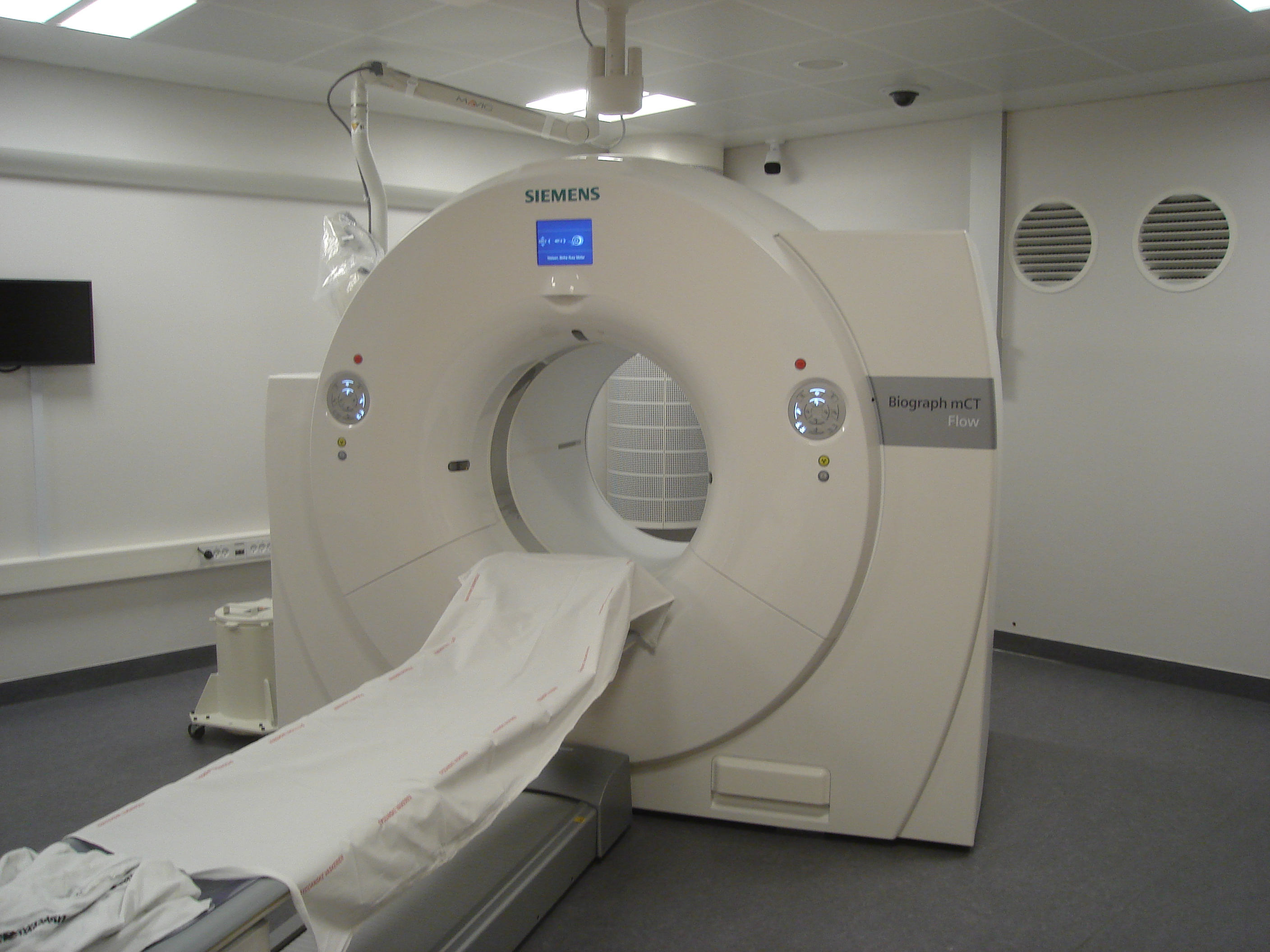 Billede af en PET skanner