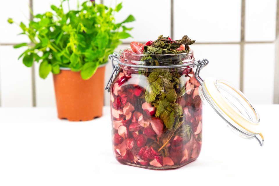 Myntesyltede radiser