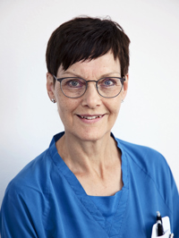 Portræt af chefsygeplejerske Helle Gangelhof.