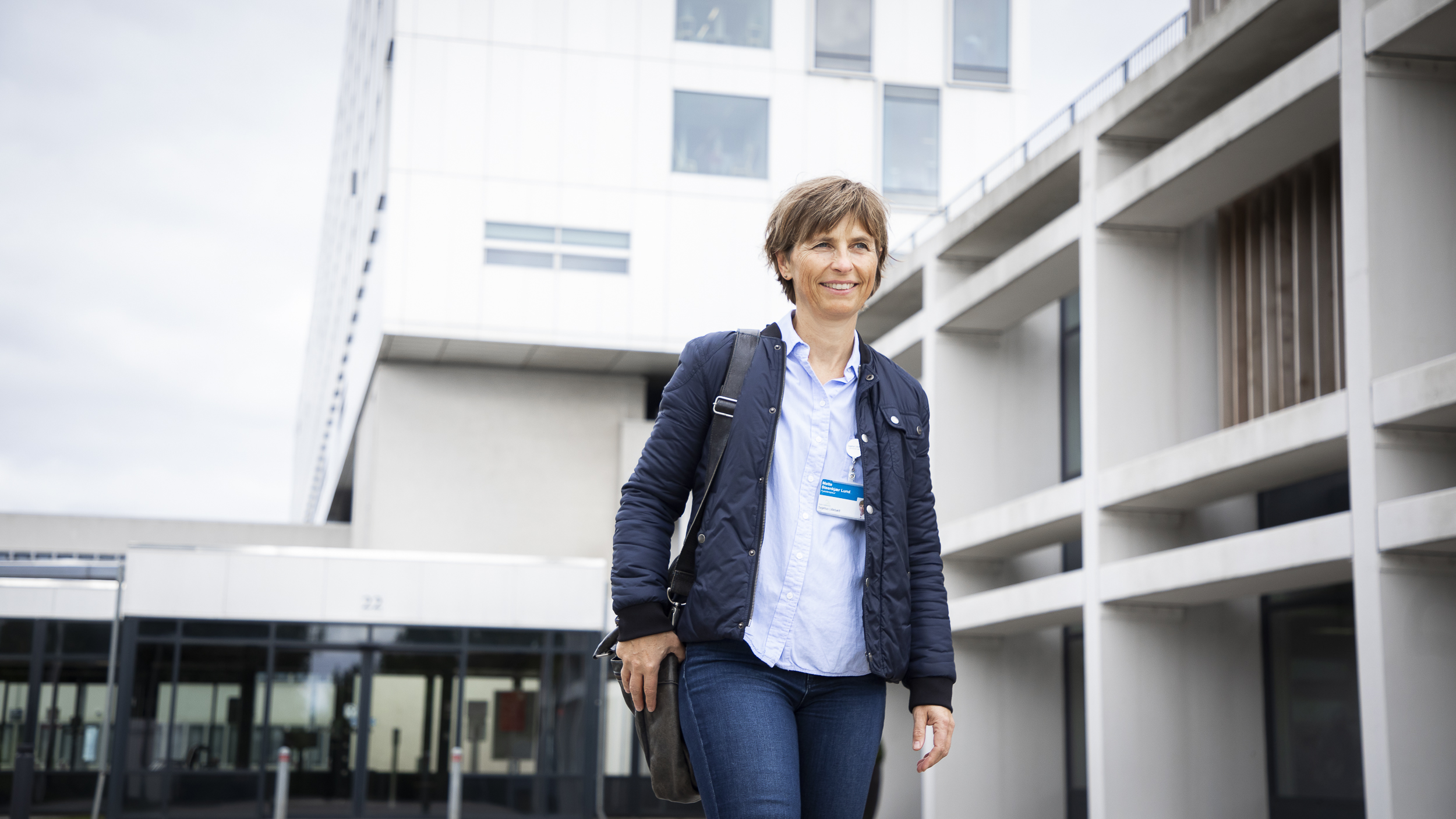 Mette Steenkjær Lund går væk fra sygehuset