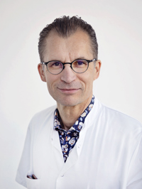 Portræt af cheflæge Hans Rahr