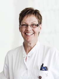 Portræt af chefsygeplejerske Helle Gangelhof