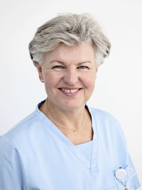 Portræt af chefsygeplejerske Annette Lindholm