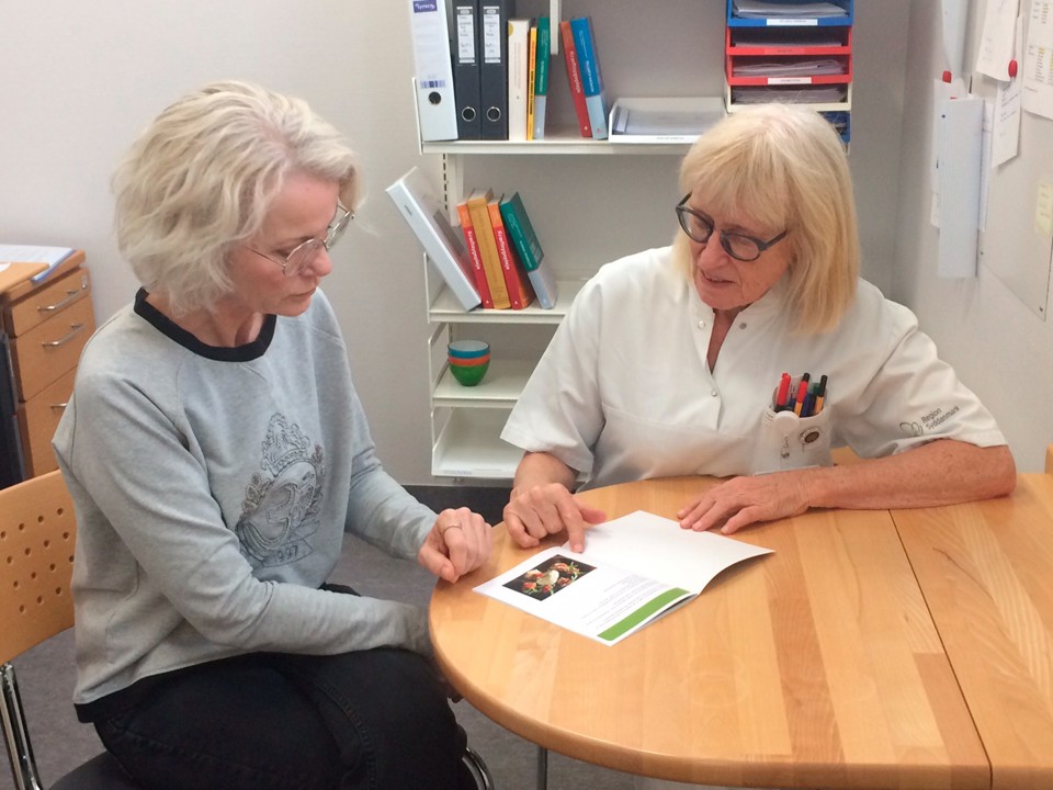 Patient får rådgivning