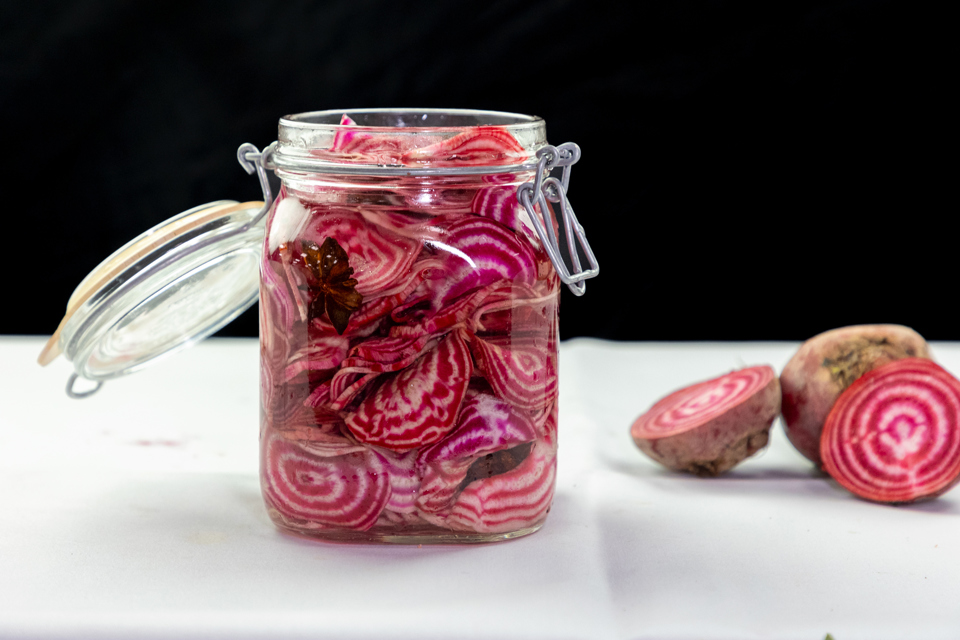 Syltede bolsjebeder med stjerneanis