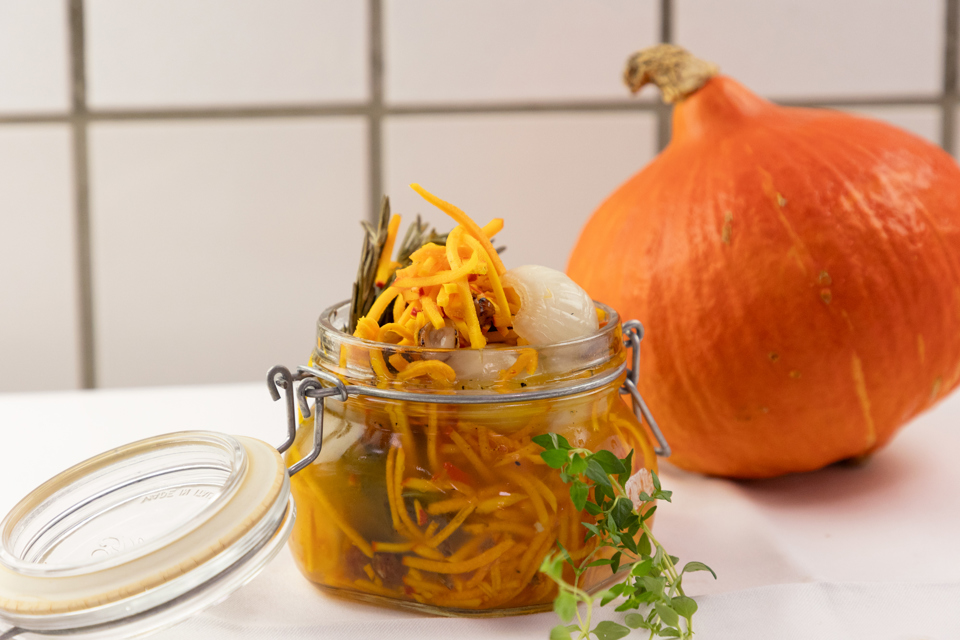 Råsyltet hokkaidogræskar